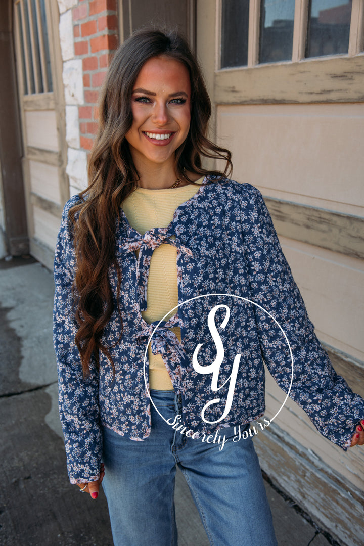 Stellar Style Jacket- Navy
