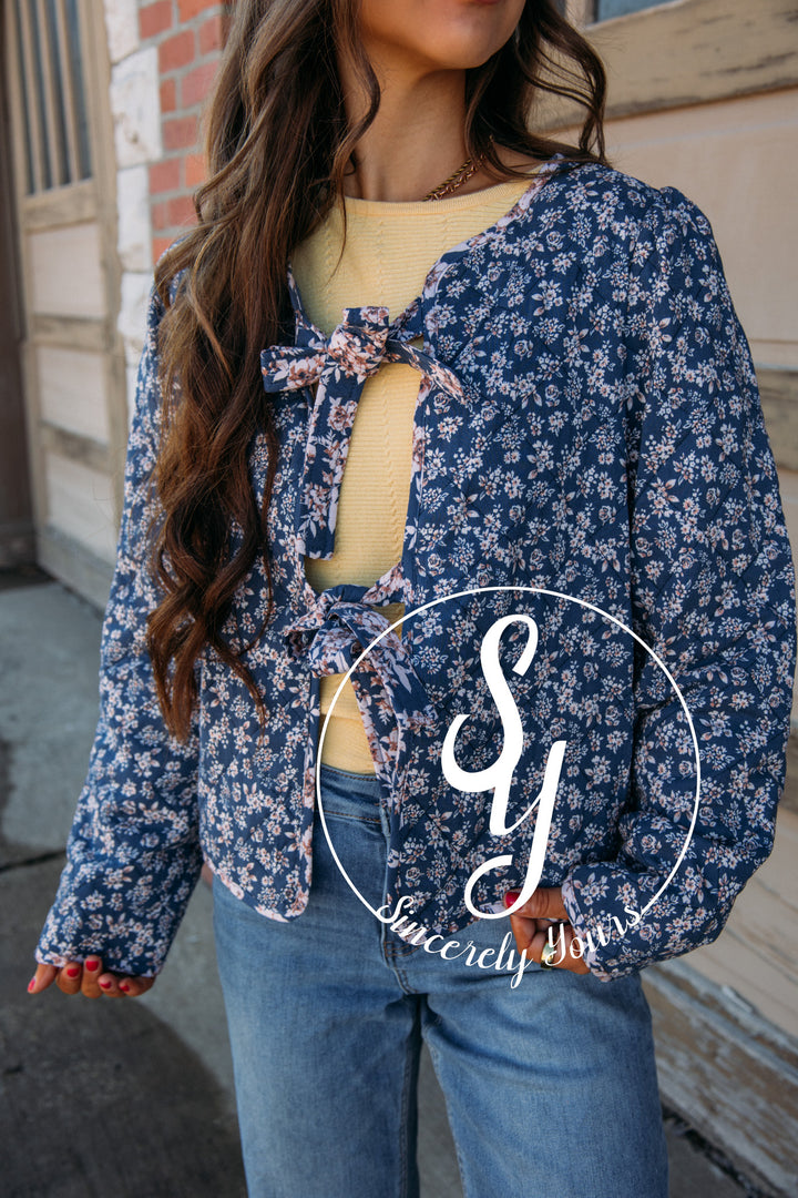 Stellar Style Jacket- Navy