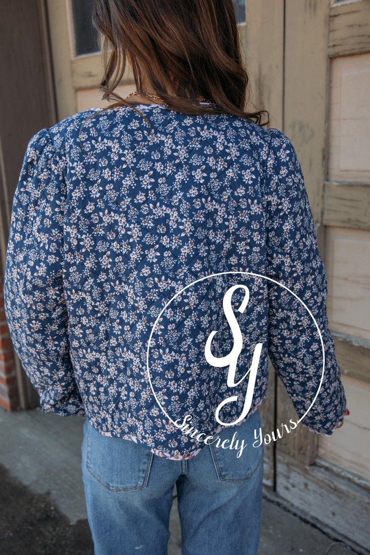 Stellar Style Jacket- Navy
