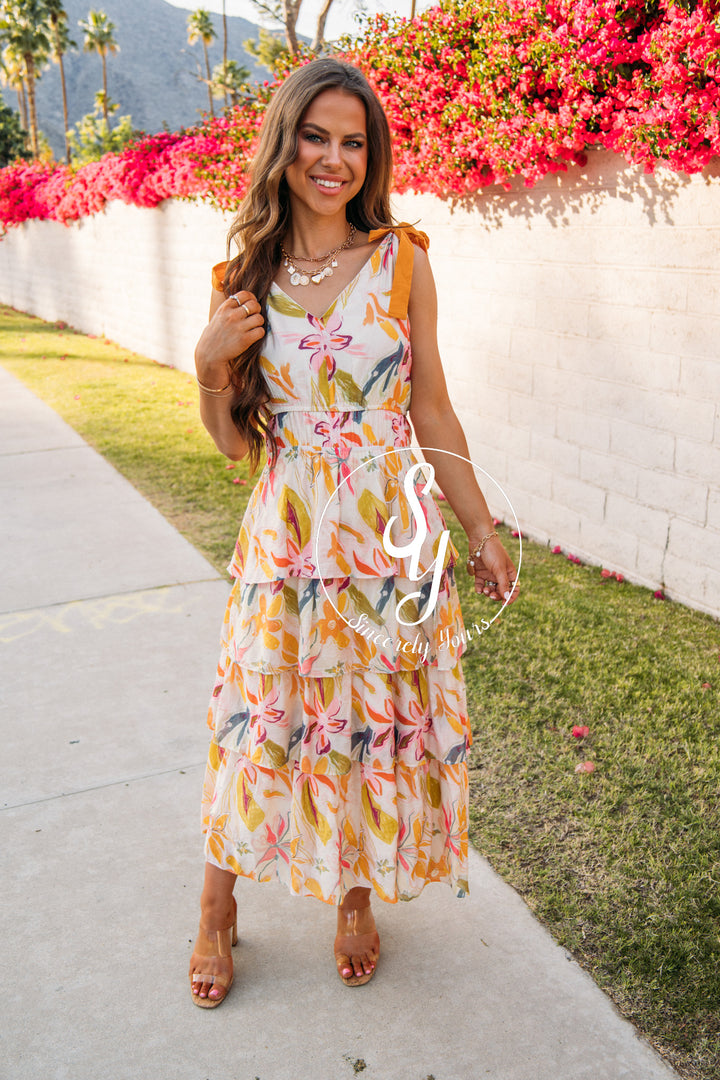 Island Dreams Dress - Yellow