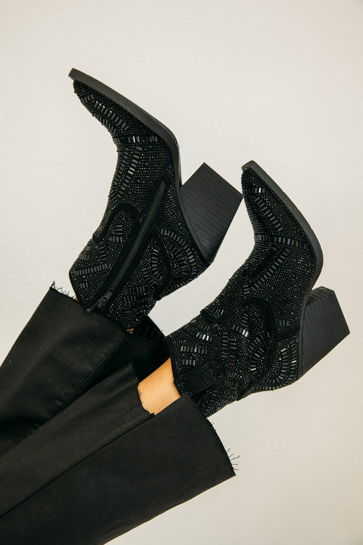 Maze Booties - Black