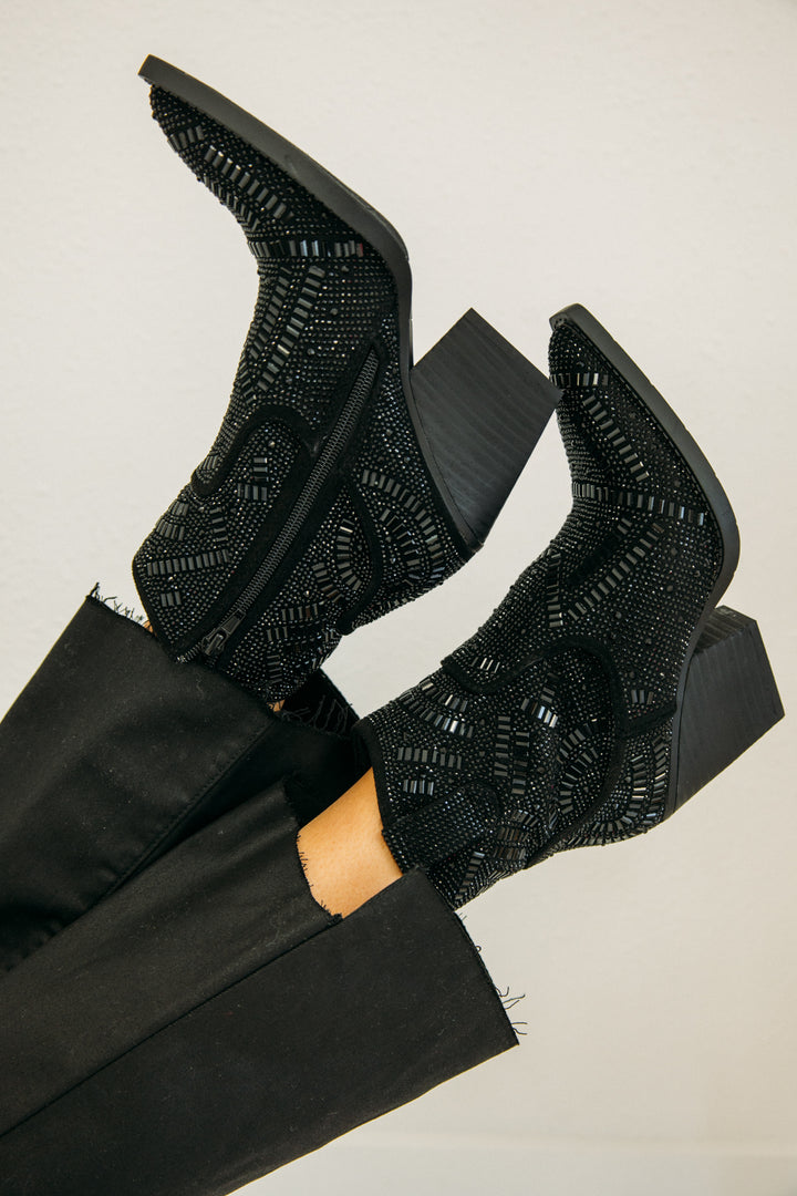 Maze Booties - Black