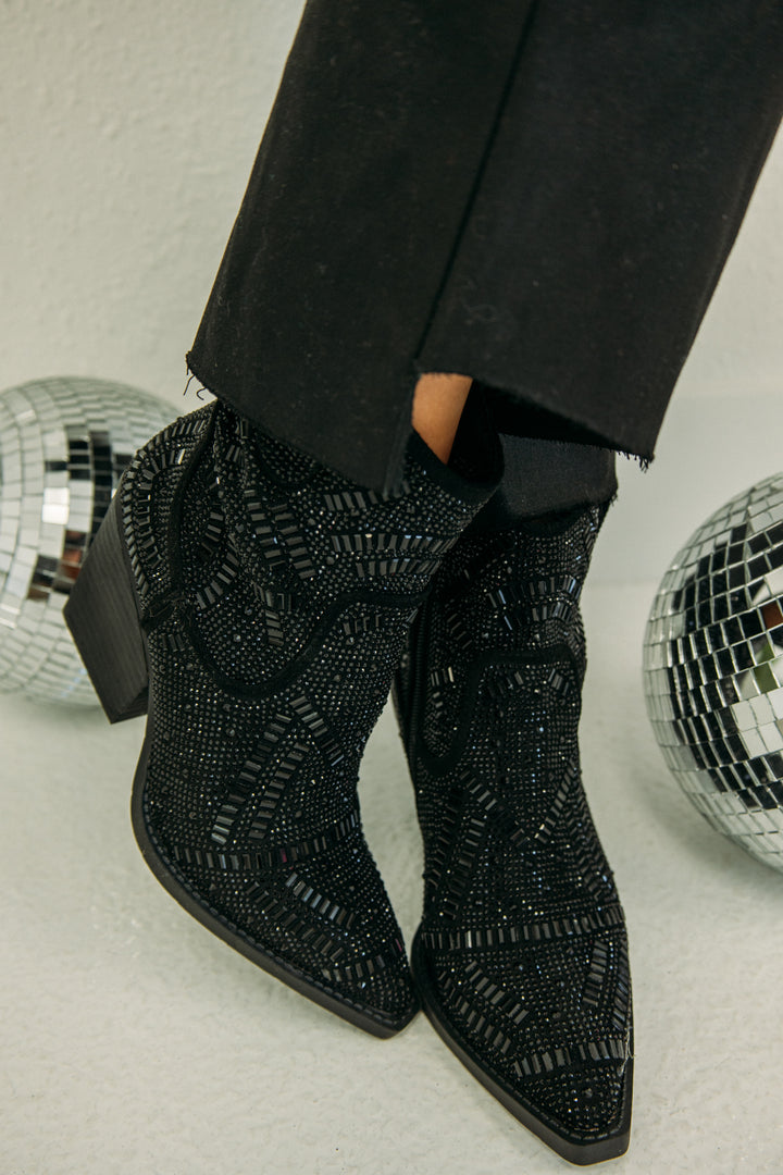 Maze Booties - Black