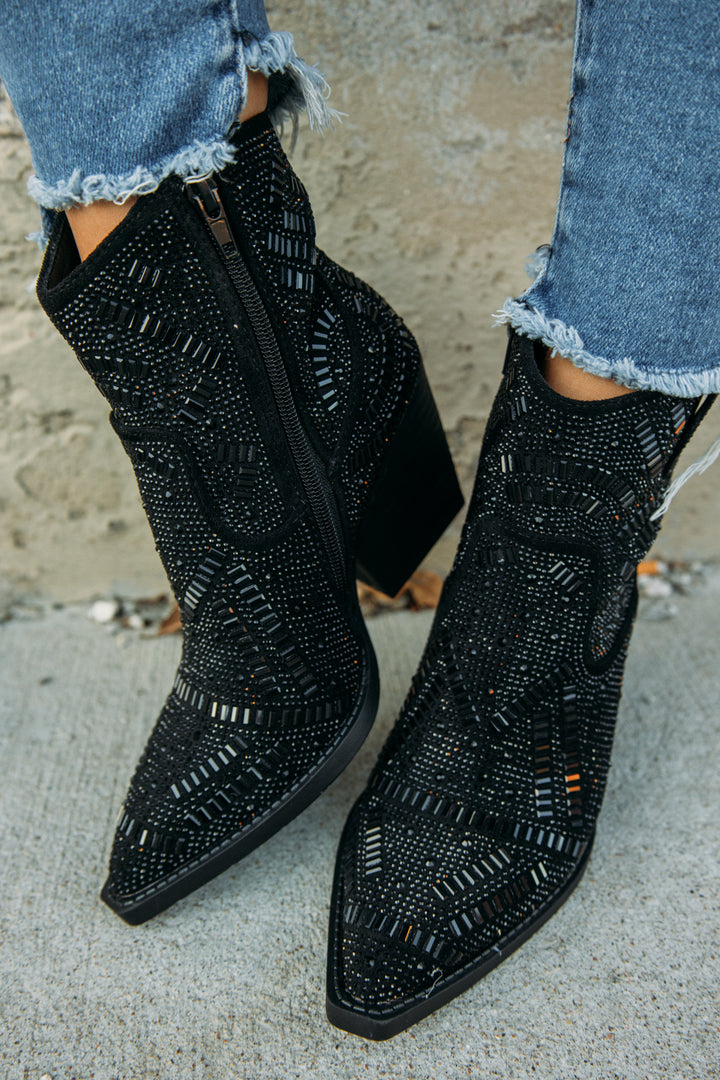 Maze Booties - Black