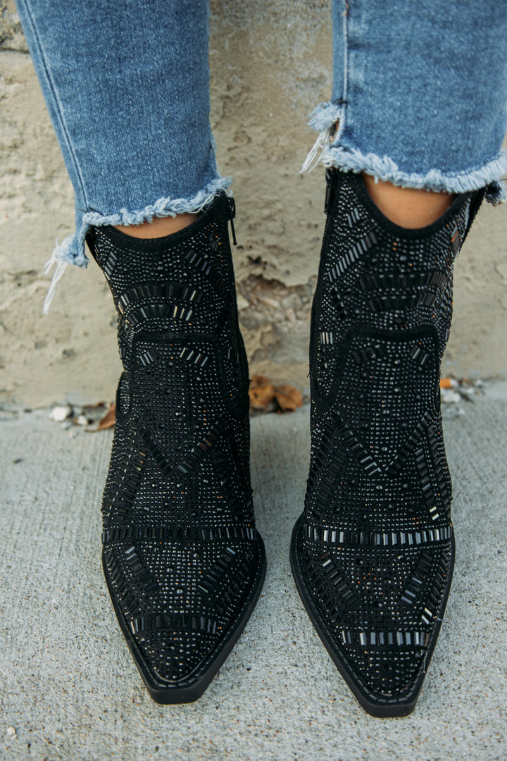 Maze Booties - Black