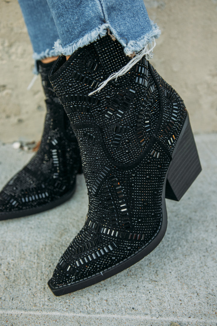 Maze Booties - Black