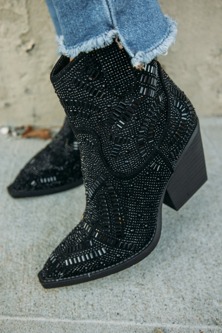 Maze Booties - Black