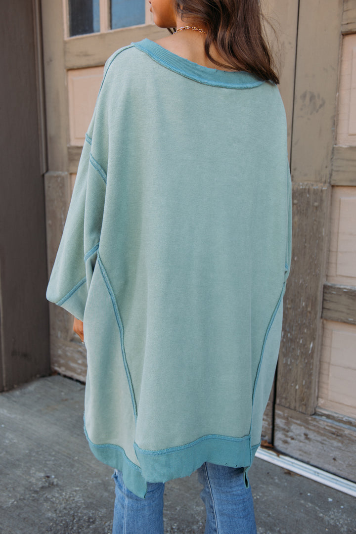 Over You Pullover - Mint