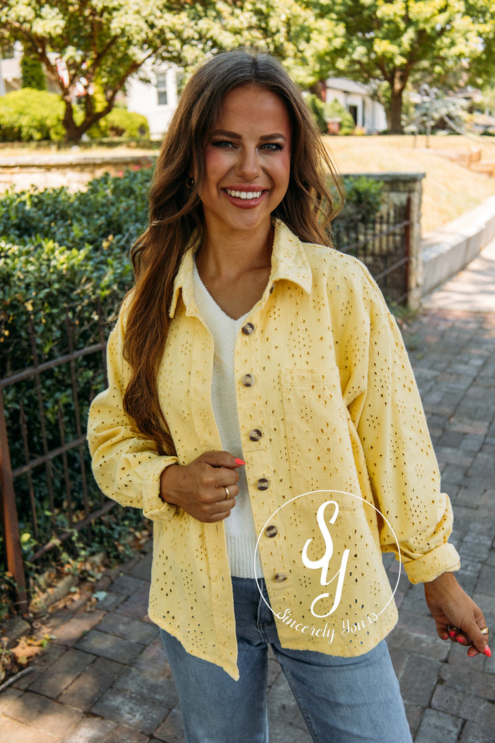 Picnic In The Garden Top-Lemon