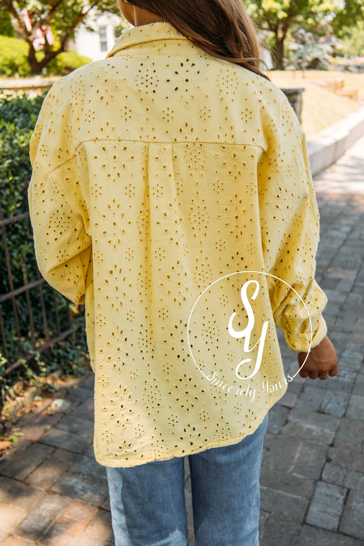 Picnic In The Garden Top-Lemon