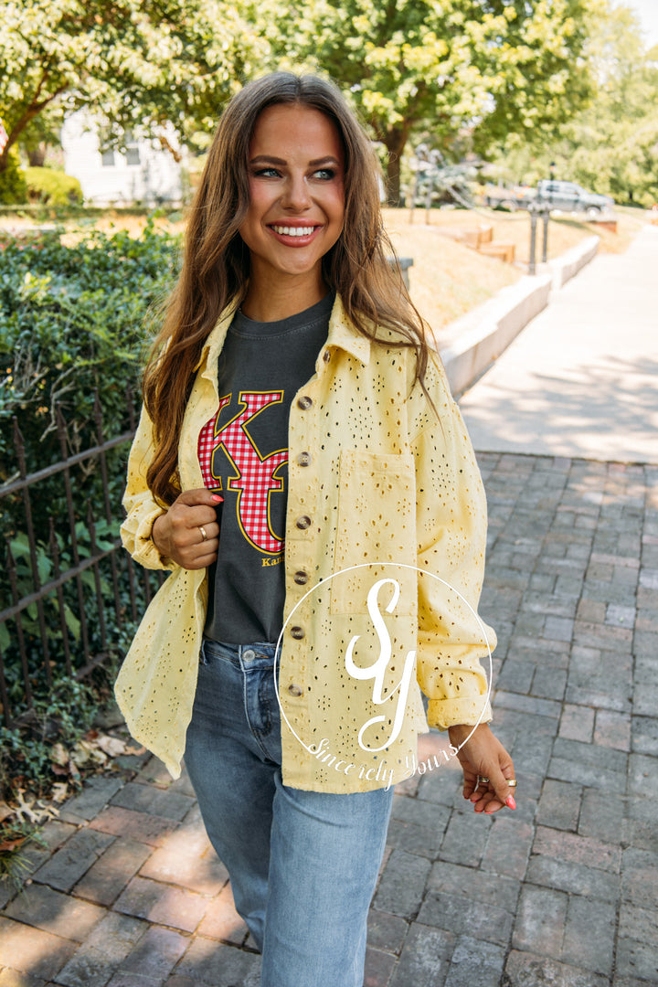 Picnic In The Garden Top-Lemon