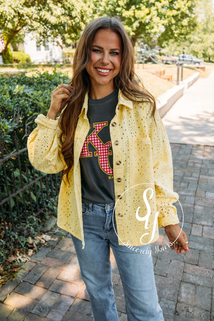 Picnic In The Garden Top-Lemon