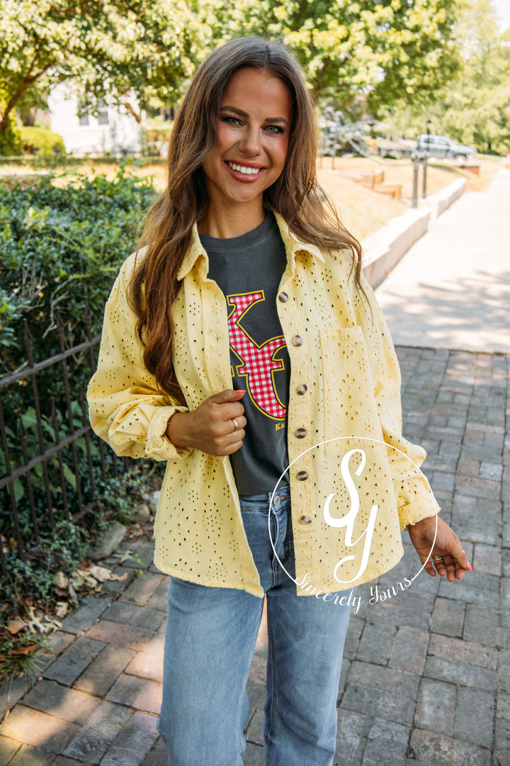 Picnic In The Garden Top-Lemon