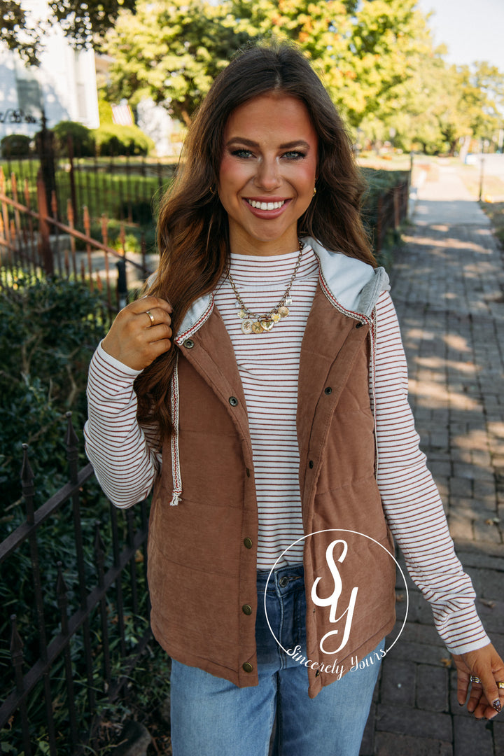 Mountain View Vest - Mocha