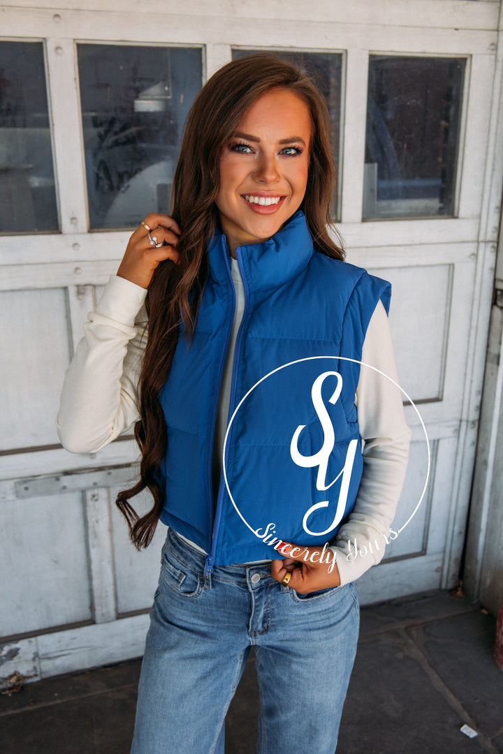 Morning Escape Vest- Blue