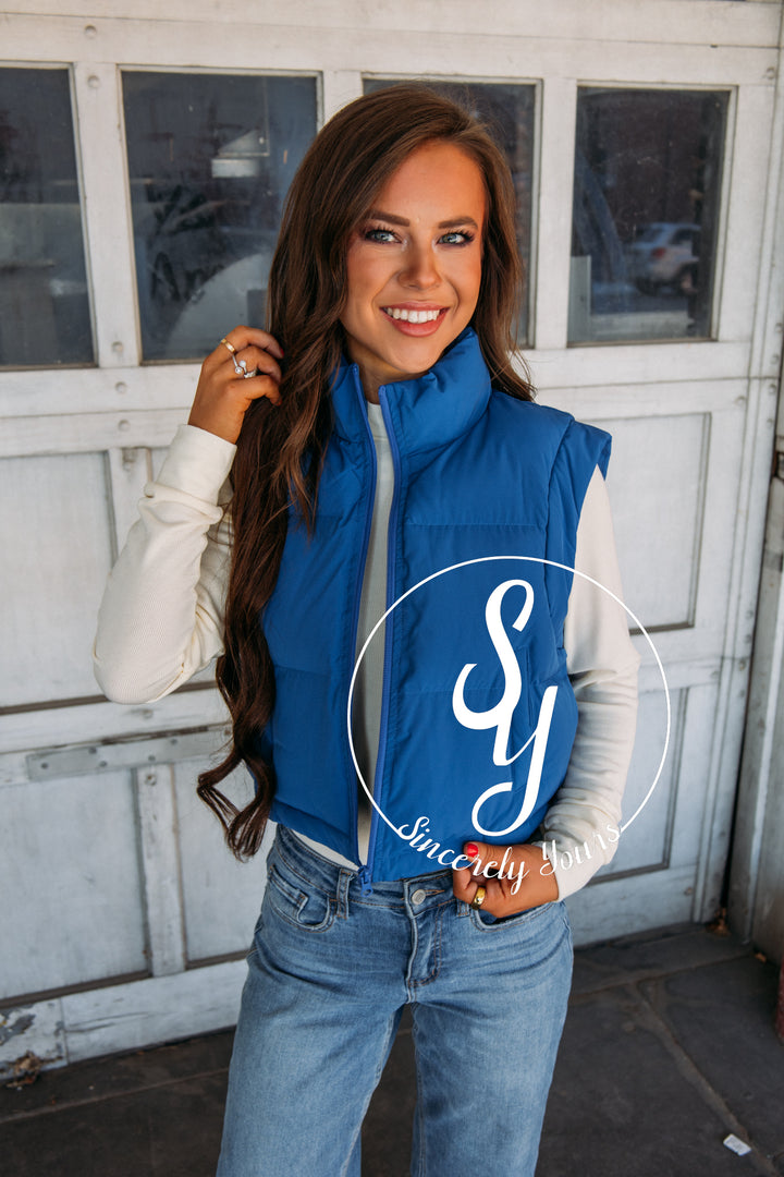 Morning Escape Vest- Blue