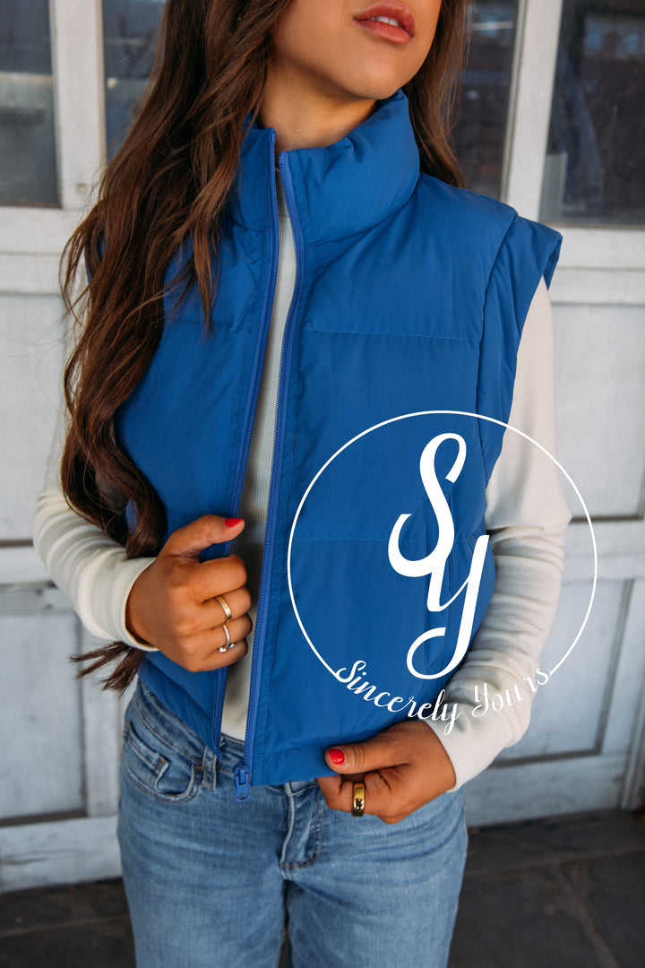 Morning Escape Vest- Blue