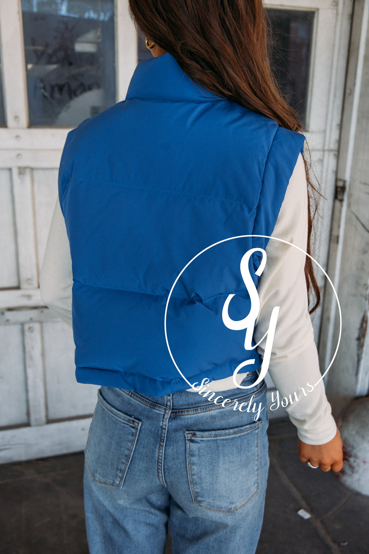 Morning Escape Vest- Blue