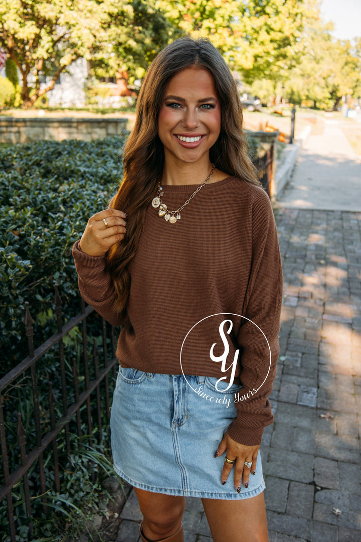 Pinewood Top - Caramel