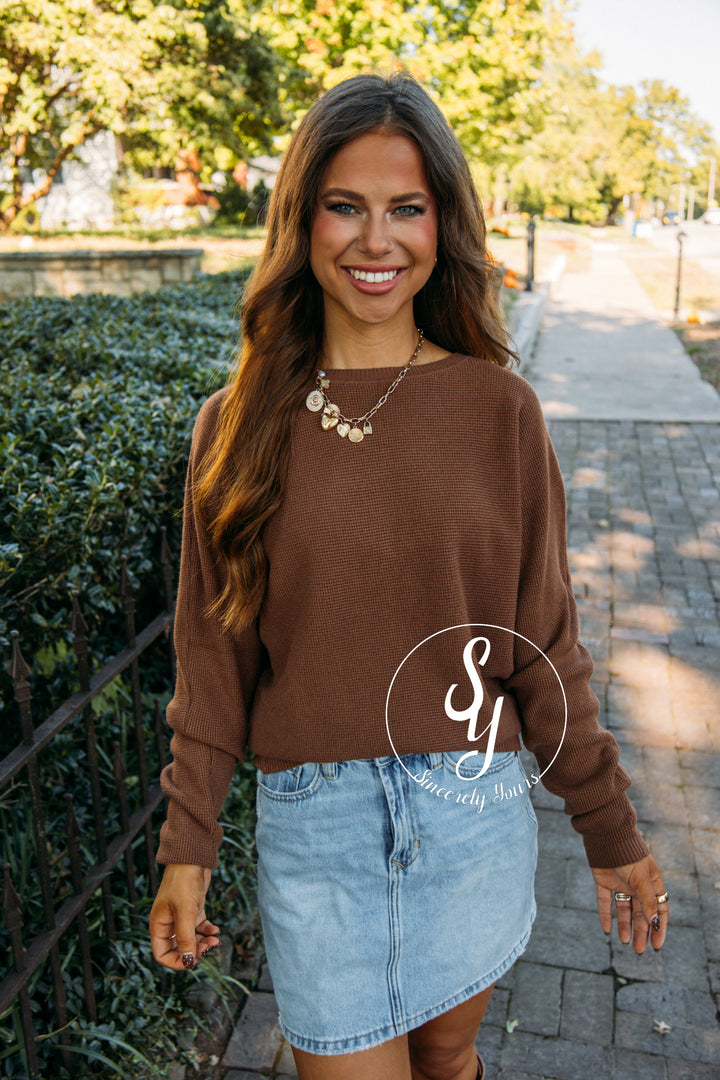 Pinewood Top - Caramel