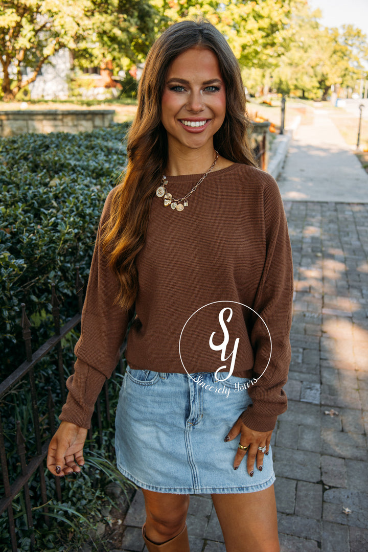 Pinewood Top - Caramel