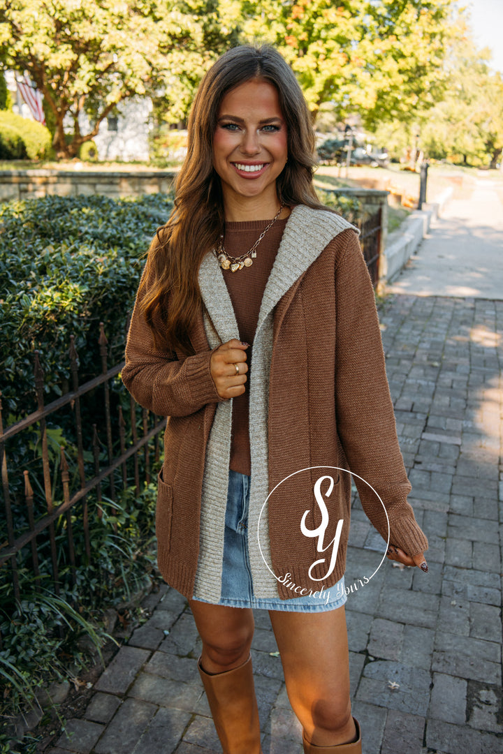 Casual Feeling Cardigan - Camel