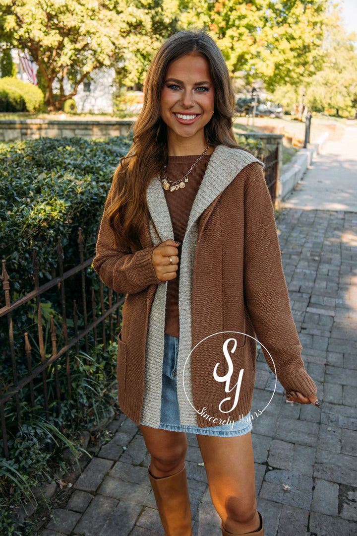Casual Feeling Cardigan - Camel