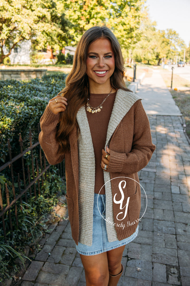 Casual Feeling Cardigan - Camel