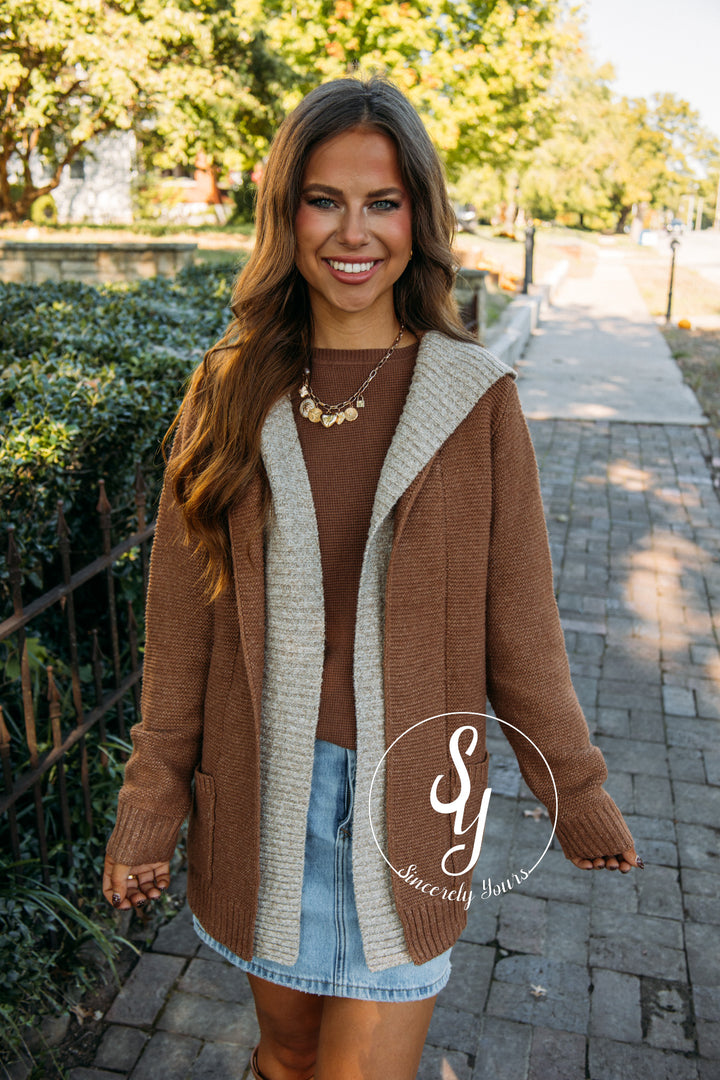 Casual Feeling Cardigan - Camel