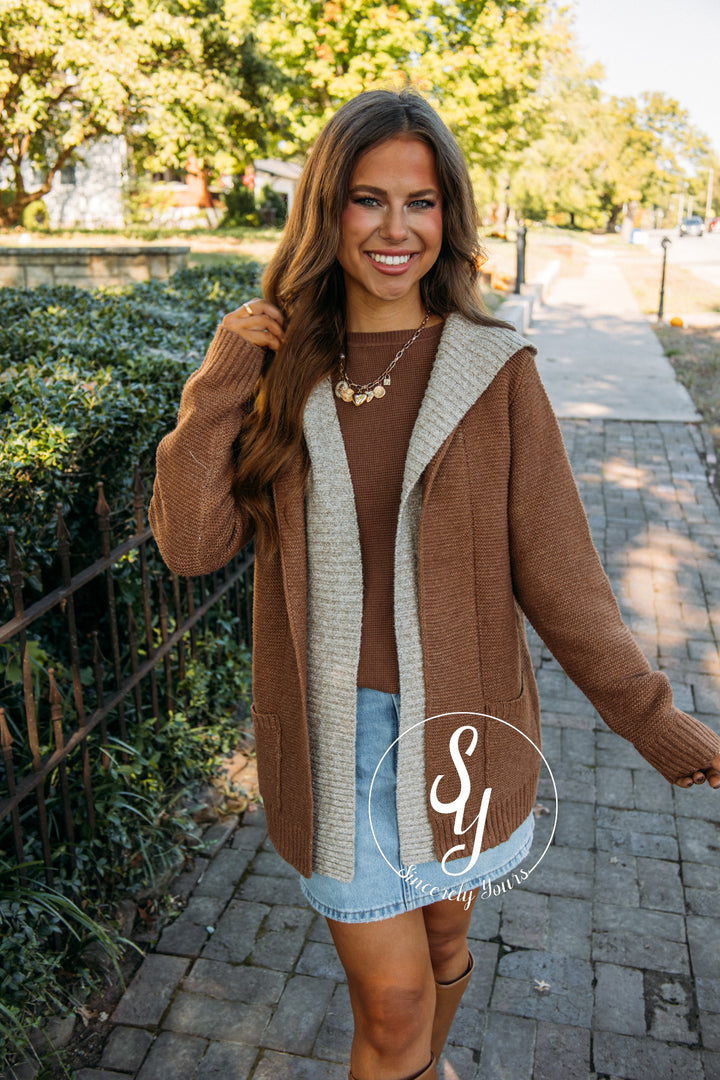 Casual Feeling Cardigan - Camel