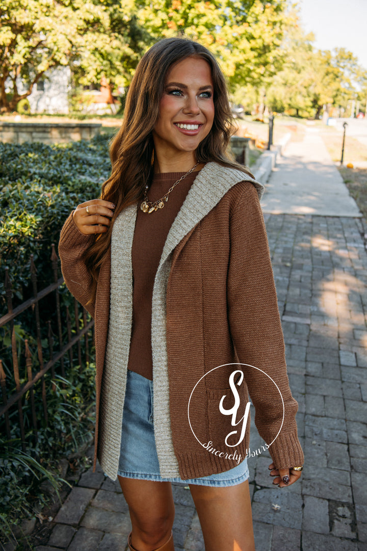 Casual Feeling Cardigan - Camel