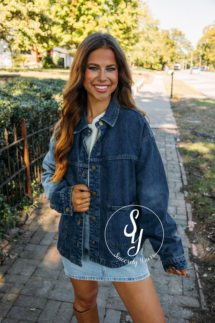 Manhattan Chill Jacket - Dk Denim