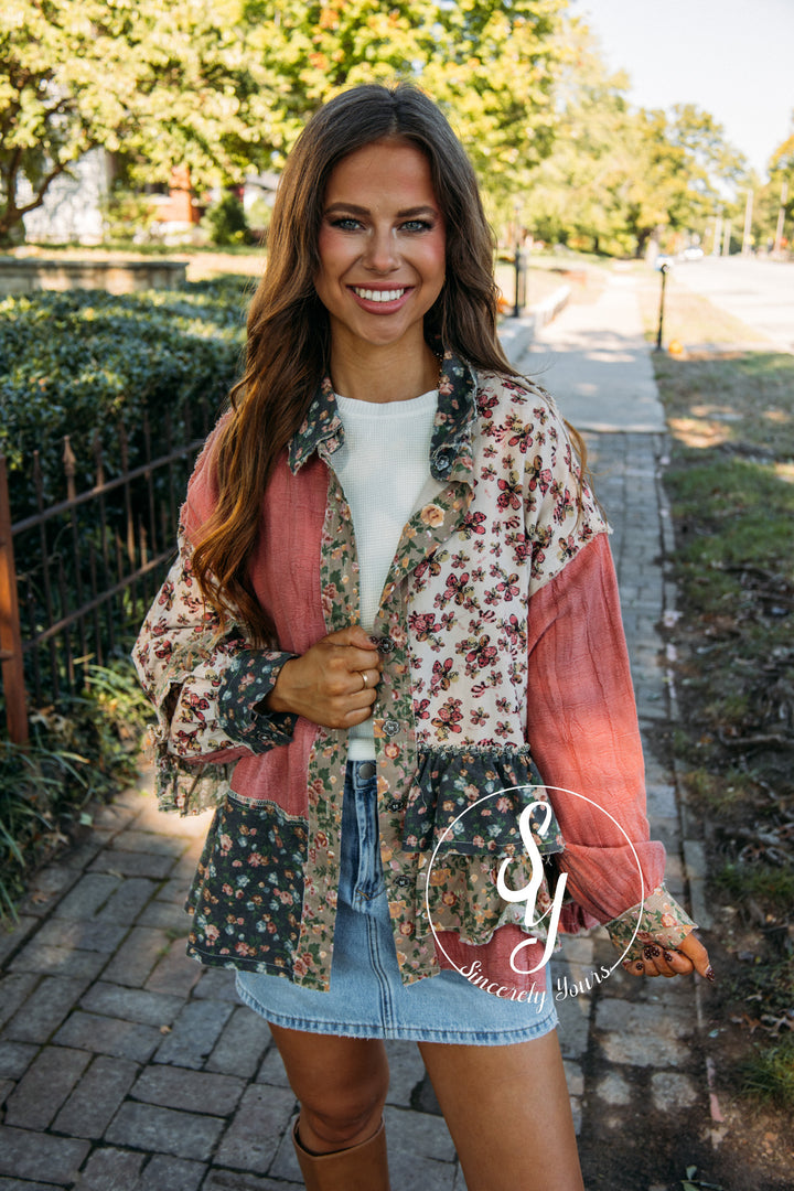 Urban Feeling Jacket - Raspberry Multi