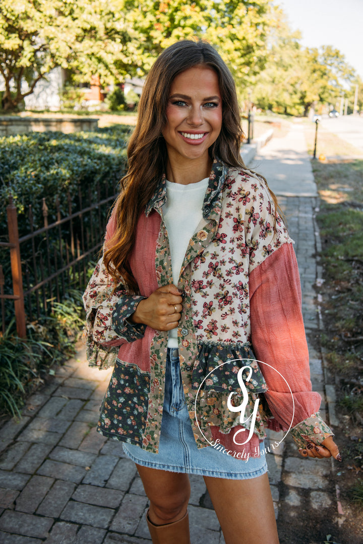 Urban Feeling Jacket - Raspberry Multi