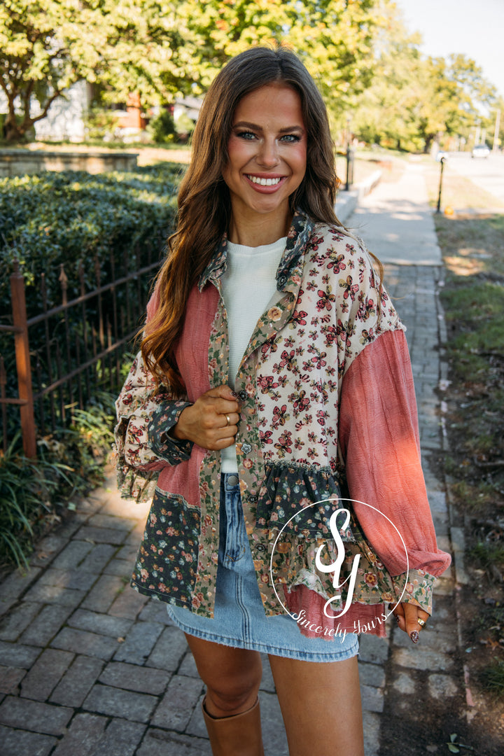 Urban Feeling Jacket - Raspberry Multi