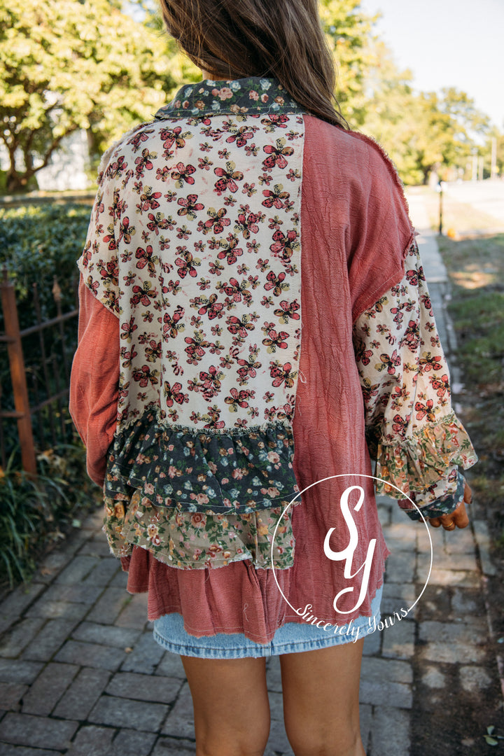 Urban Feeling Jacket - Raspberry Multi