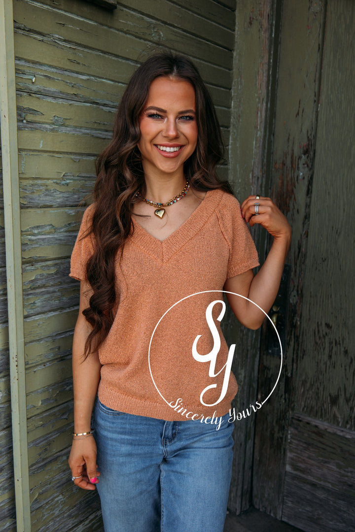 Mountain Rock Top- Light Sienna