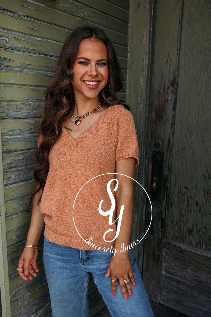 Mountain Rock Top- Light Sienna