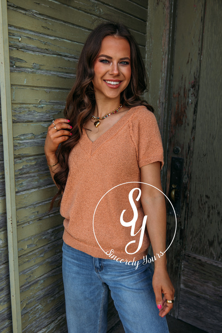 Mountain Rock Top- Light Sienna