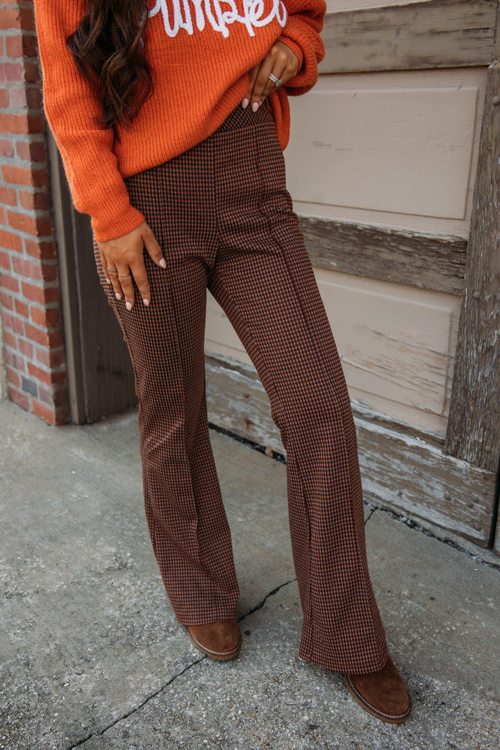 Overachiever Pants - Russet Brown