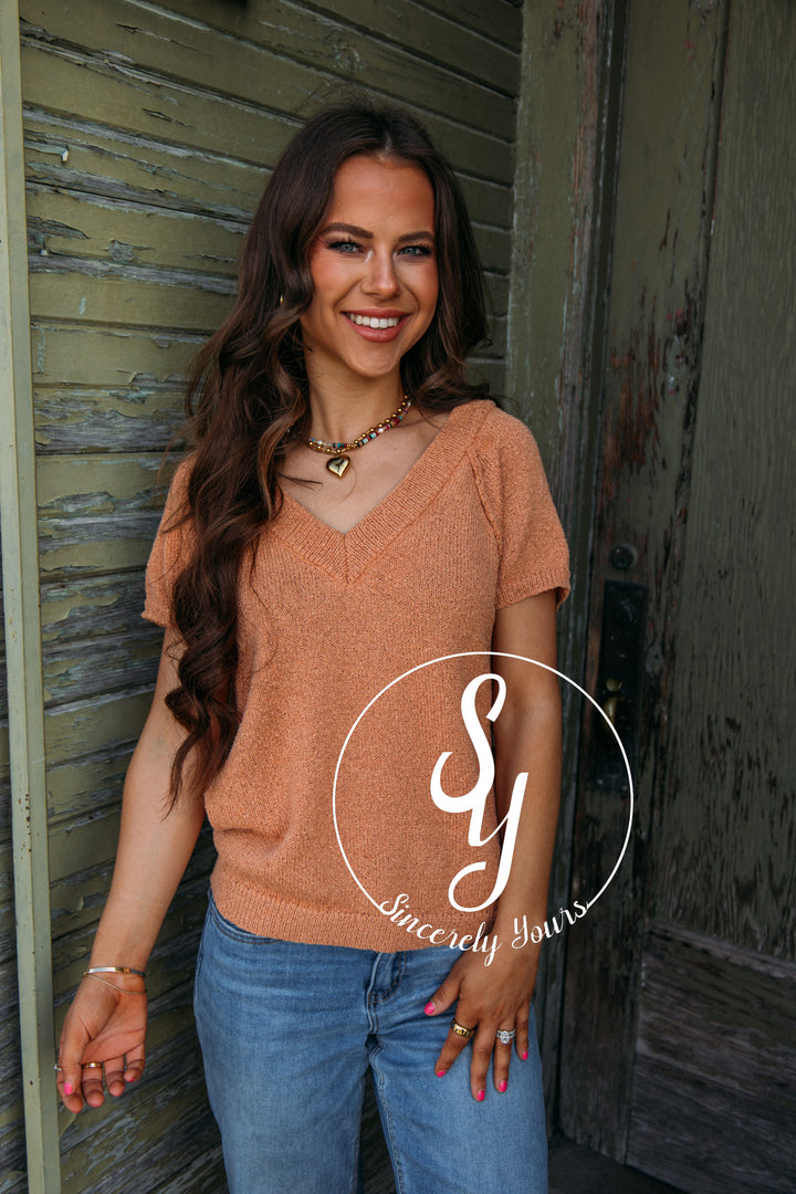 Mountain Rock Top- Light Sienna