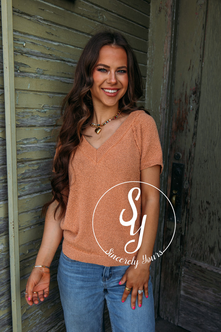 Mountain Rock Top- Light Sienna