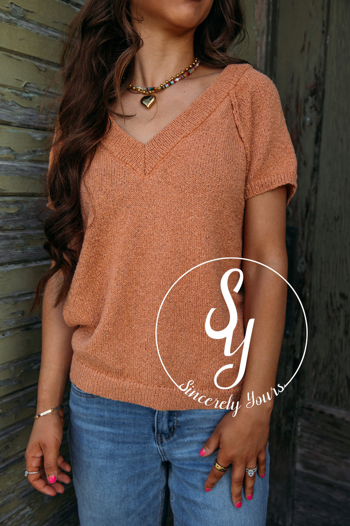 Mountain Rock Top- Light Sienna