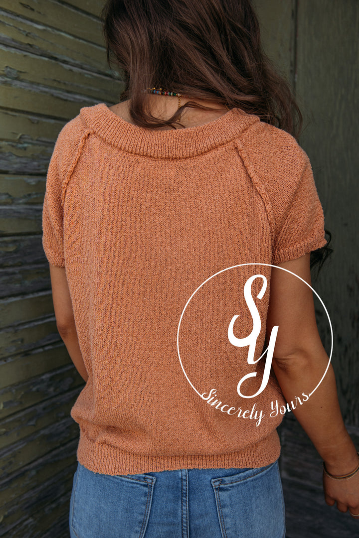 Mountain Rock Top- Light Sienna