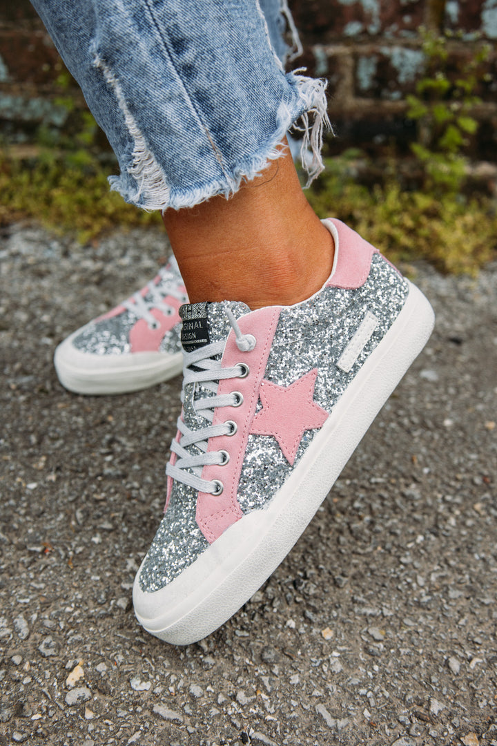 Vintage Havana Ilana Silver Glitter