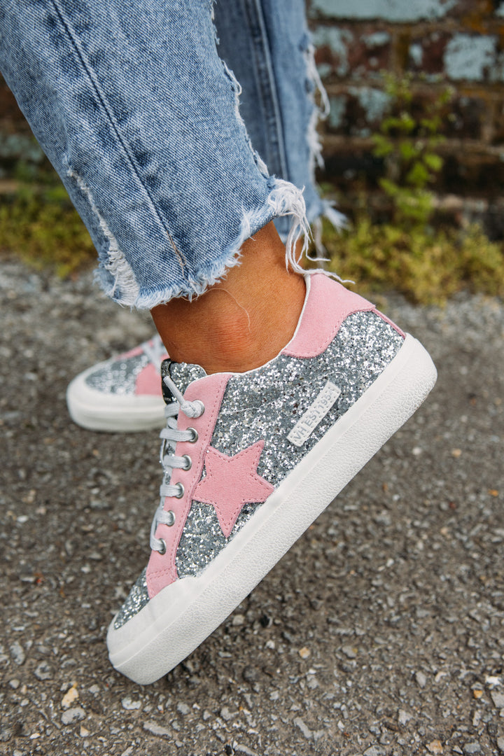 Vintage Havana Ilana Silver Glitter