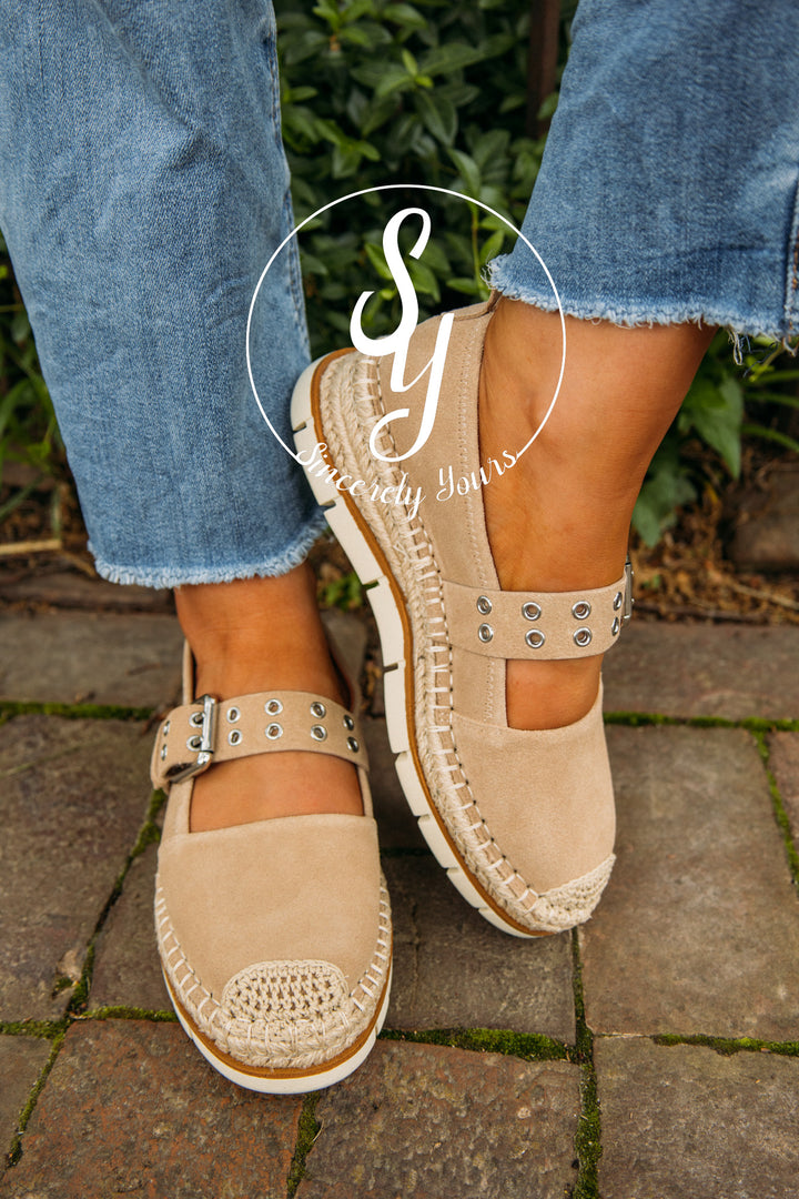 Santa Monica Espadrille- Natural