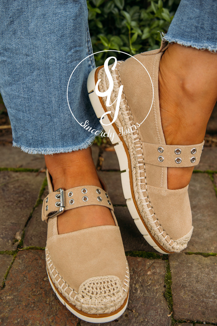 Santa Monica Espadrille- Natural