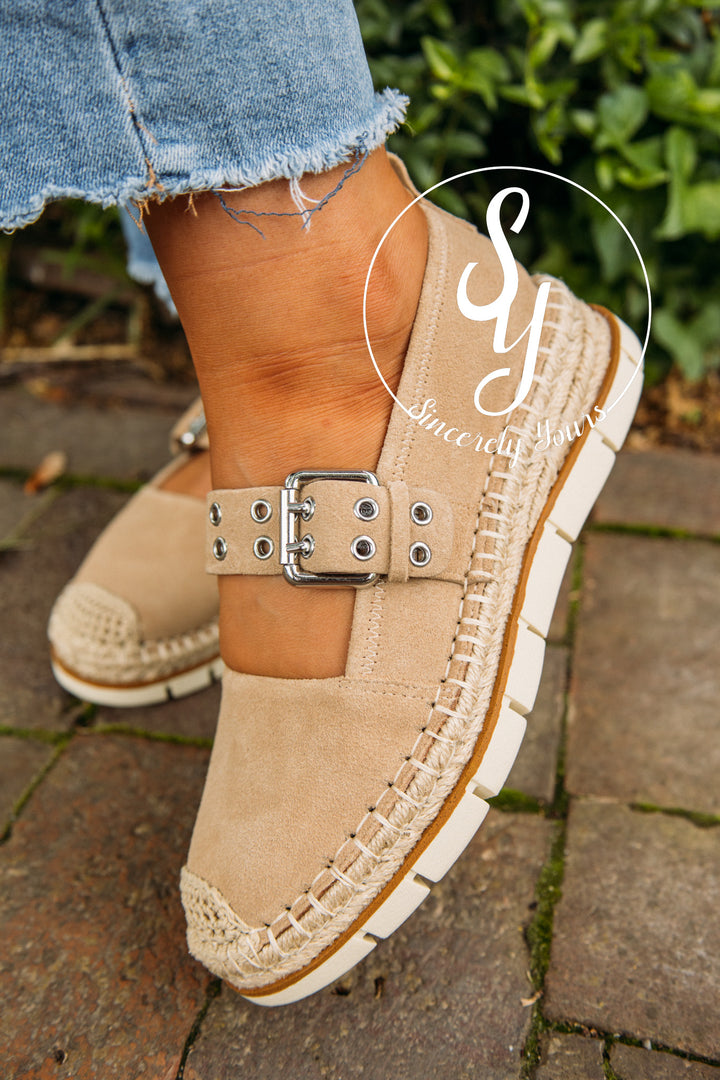 Santa Monica Espadrille- Natural