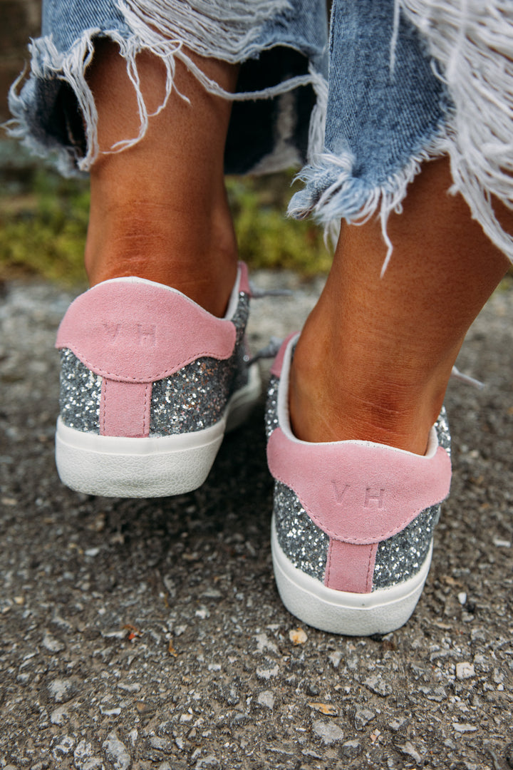 Vintage Havana Ilana Silver Glitter